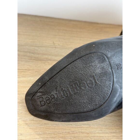 BeautiFeel Black Rosaline Leather Bootie Women’s Size 7.5 Casual Dressy - Picture 9 of 13